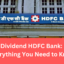 Dividend HDFC Bank: Everything You Need to Know.