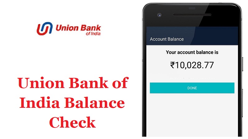 Union Bank of India Balance Check