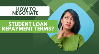How to negotiate student loan repayment terms?