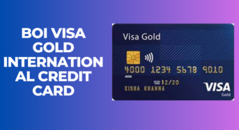 BOI Visa Gold International Credit Card