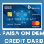RBL Paisa On Demand Credit Card