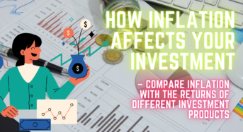 How Inflation affects your investment – compare inflation with the returns of different investment products