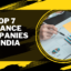 Top 7 finance companies in India